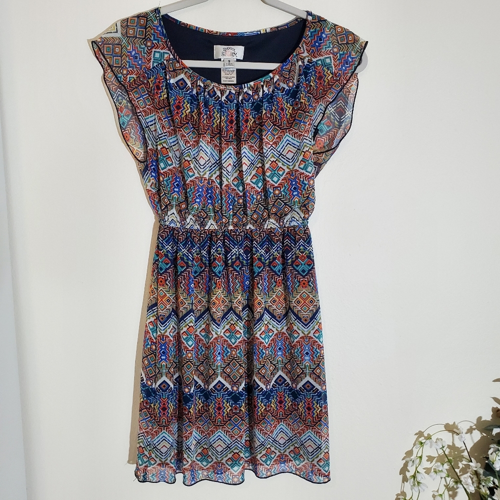 Sweet Storm Multi-colored Dress